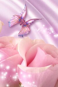 pink-roses-on-lavender-satin-107372